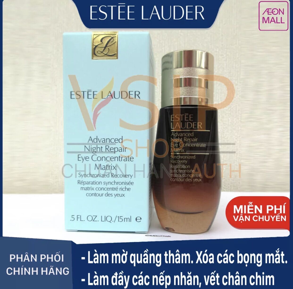 Tinh chất cô đặc vùng mắt Estee Lauder Advanced Night Repair Eye Concentrate Matrix Synchronized Recovery 15ml