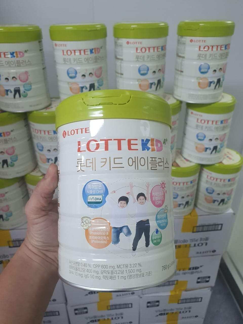 SỮA BÒ LOTTE KID A+ 760G