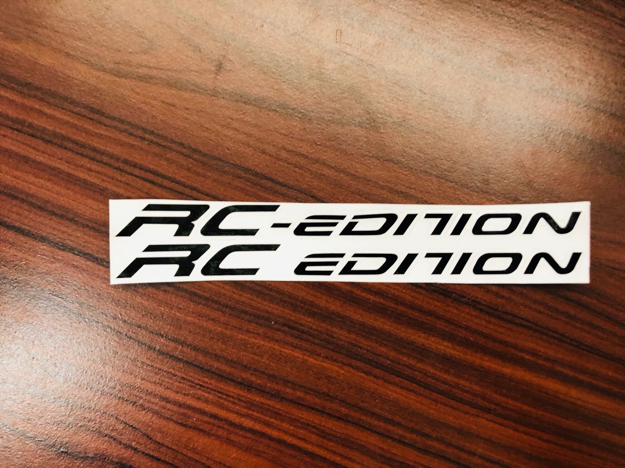 Tem dán phuộc rc edition đen decal