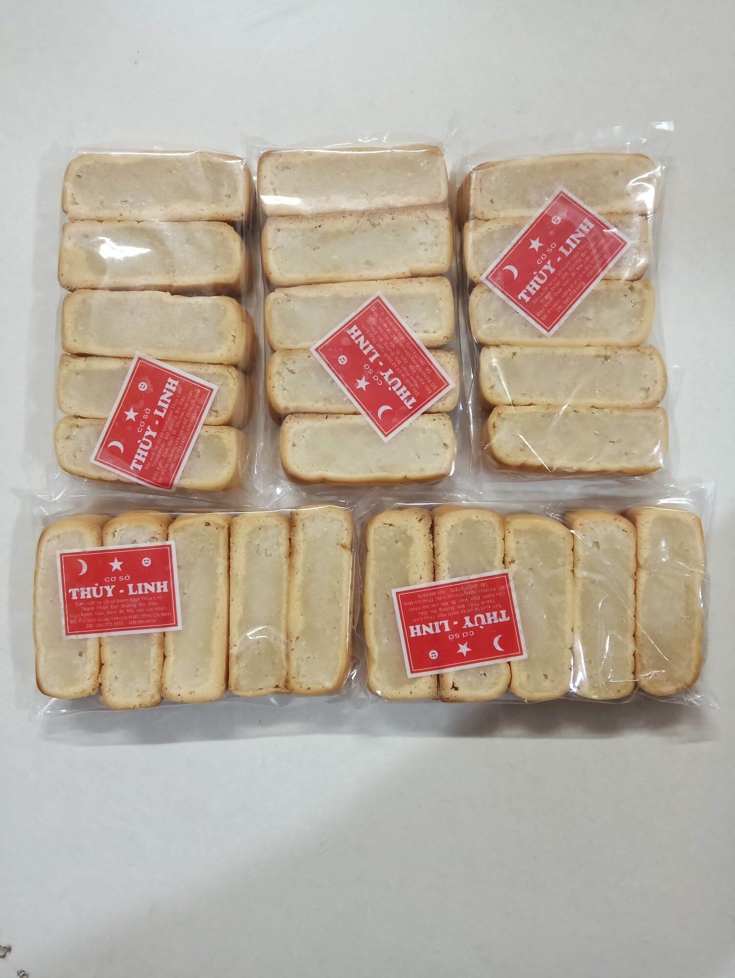 BÁNH DỪA CẮT (220g)_COMBO 5 CÂY