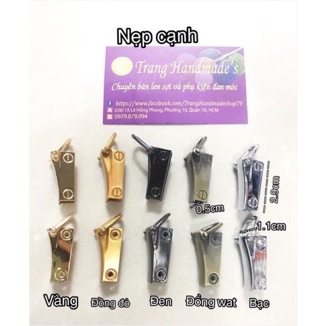 Nẹp cạnh túi
