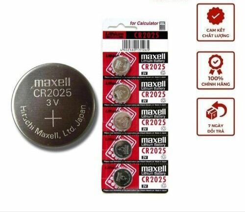 Pin maxell cr2025 lithium battery