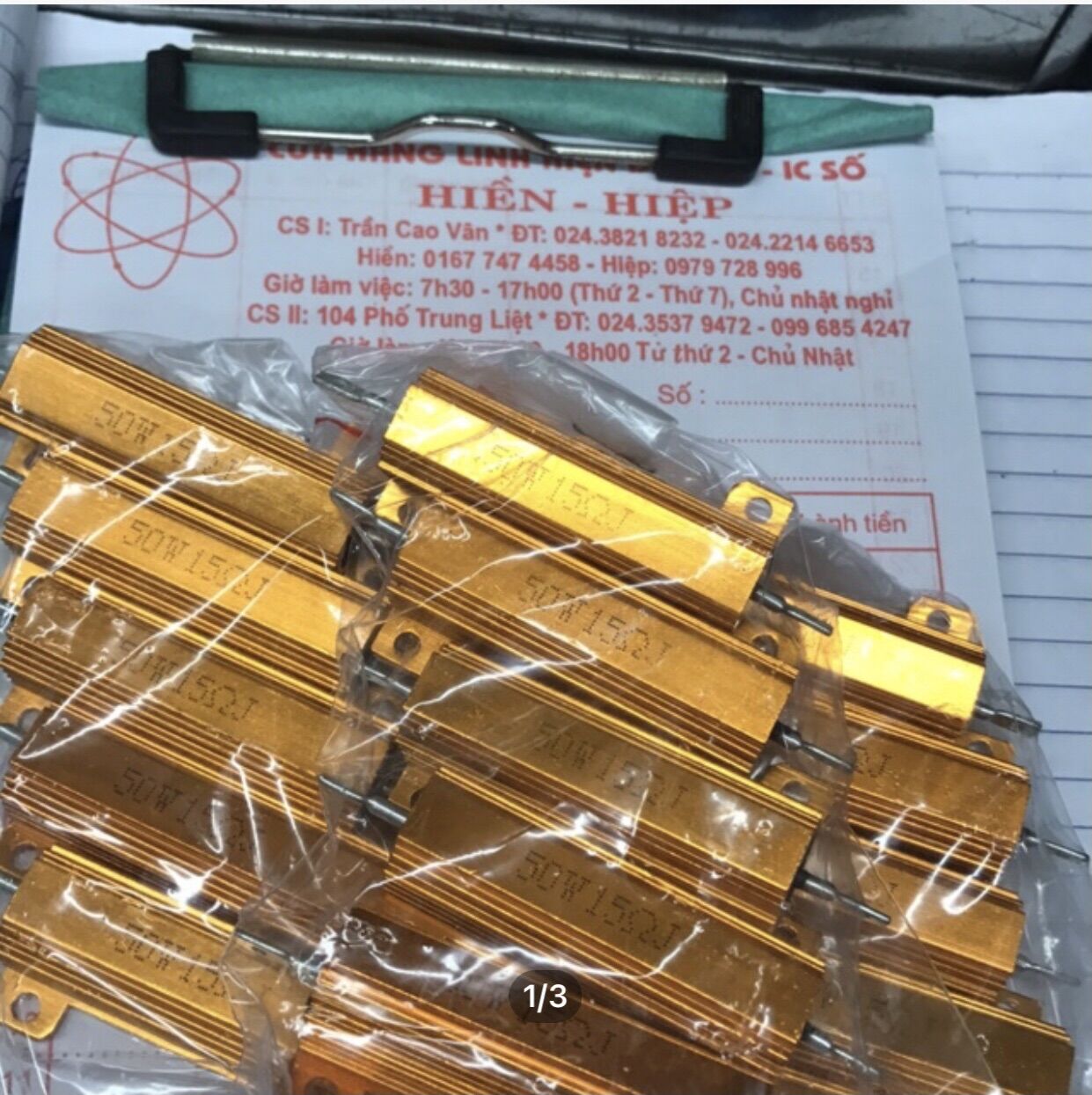 Điện trở 15 ôm -50w