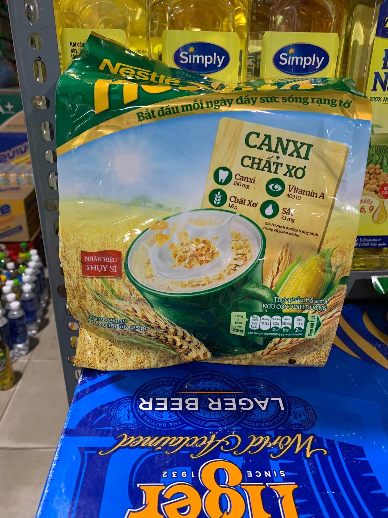 Ngũ Cốc Nestle NesVita 400g (16 gói x 25g)