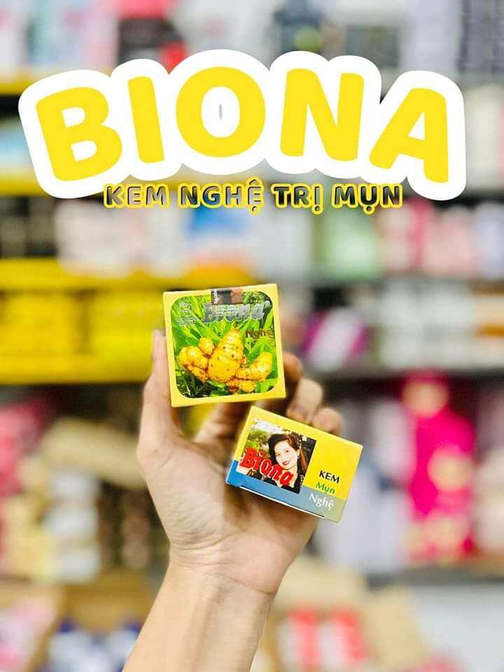 Kem Nghệ BIONA - Giảm Mụn, Mờ Thâm Sẹo