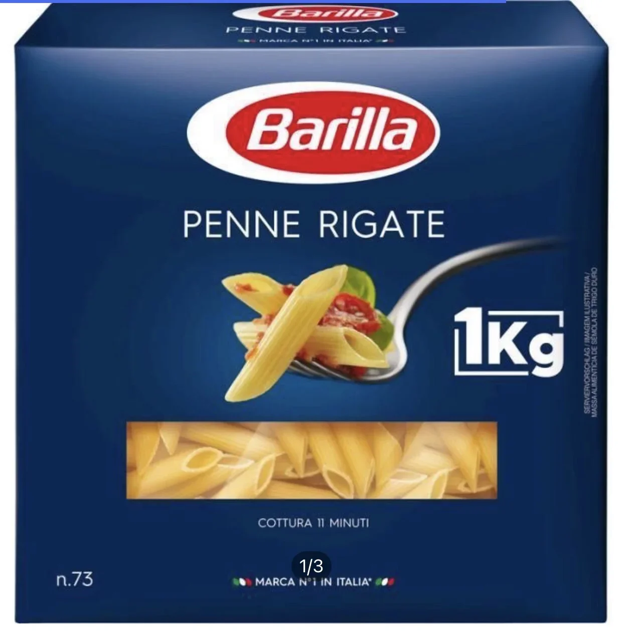 Nui ống tre Barilla số 73 - Hộp 1KG