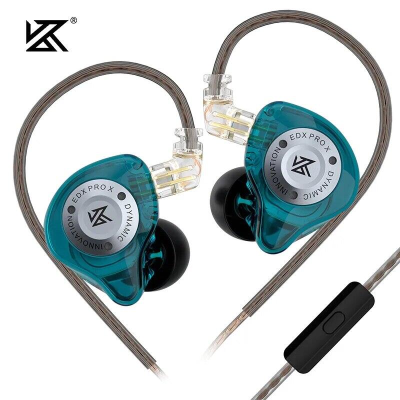 Tai nghe có dây KZ Edx Pro X Tai nghe âm trầm âm thanh nổi Hifi Tai nghe thể thao Tai nghe chơi game chống ồn