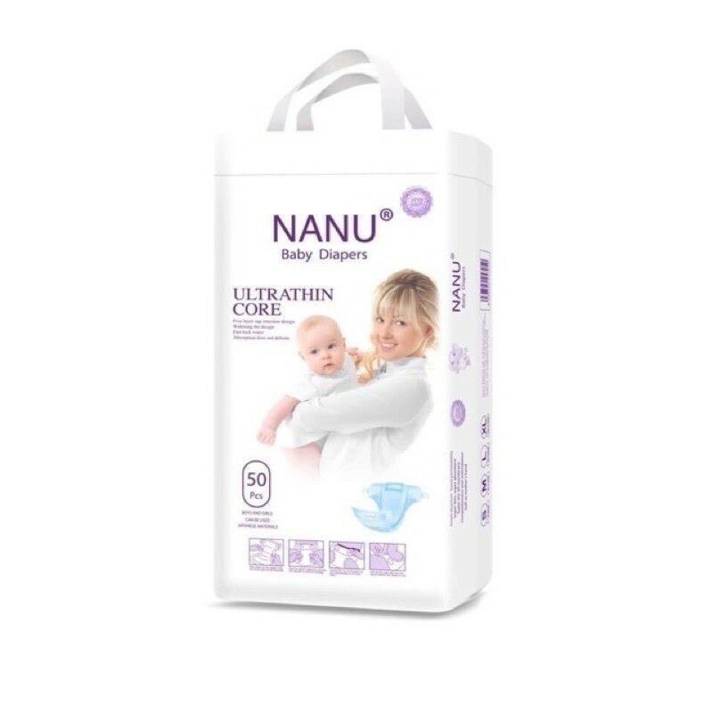 Bỉm/tã Nanu size M dán 50 miếng