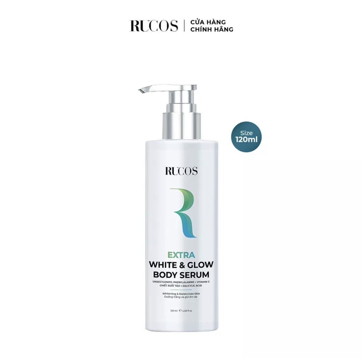 Extra White & Glow Body Serum Rucos