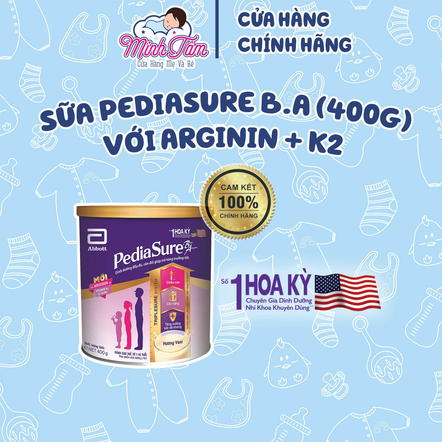 Sữa bột Abbott PediaSure (400g)