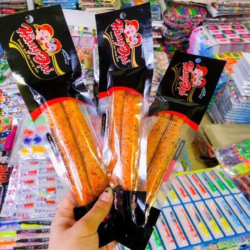 Bịch 30 gói snack dẻo cay song sinh