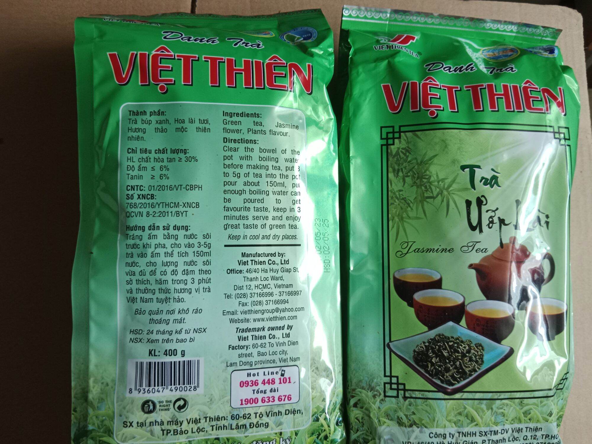 [Hàng Tết 2026] Trà Lài Việt Thiên 400gr