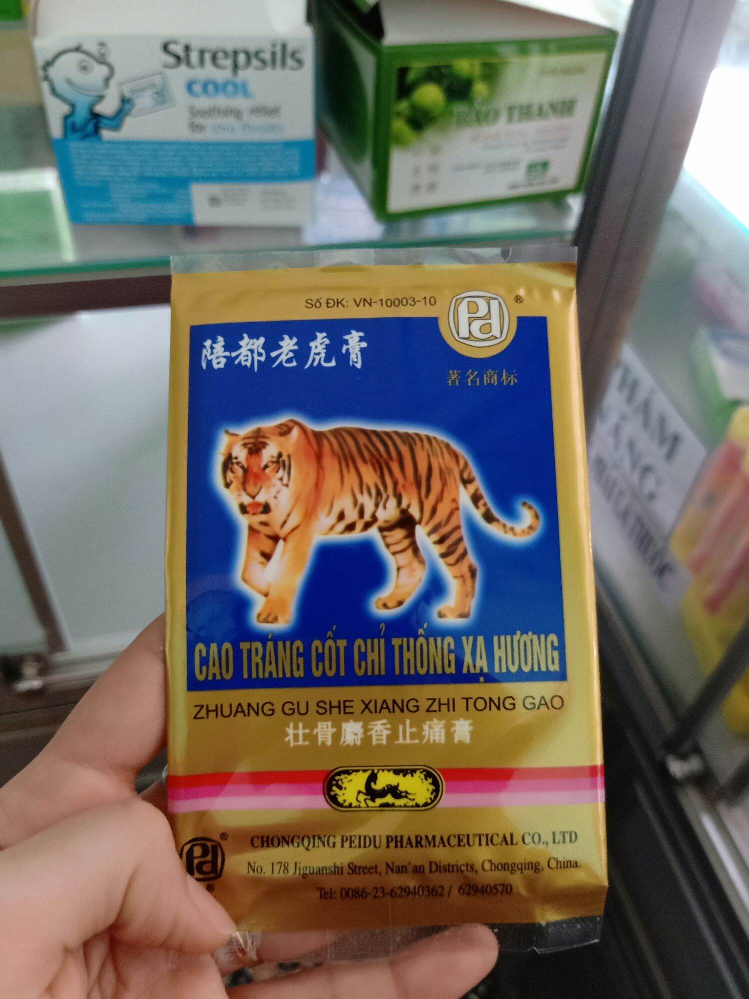 Dán con cọp đau nhức 1 bịch