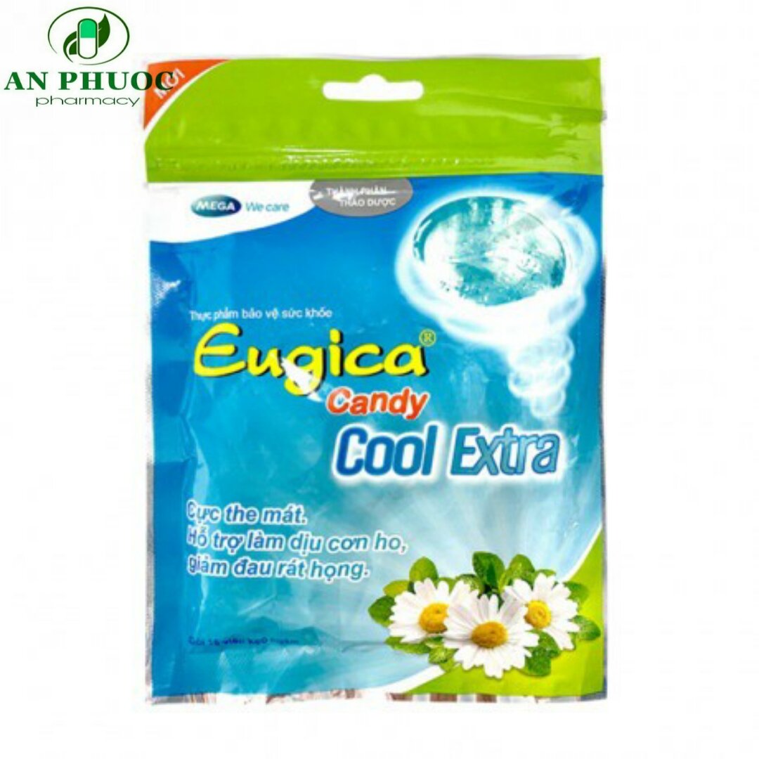 ( AN PHƯỚC PHARMA)Kẹo Eugica candy cool extra bọc 15 viên