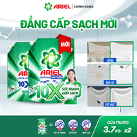 Combo 2 Nước Giặt Cửa Trước ARIEL Ngăn Lem Màu Quần Áo Siêu Thơm Hương Downy Nắng Sớm/ Hương Sen Nhài/ Oải Hương Túi 3.9KG/ 3.7KG