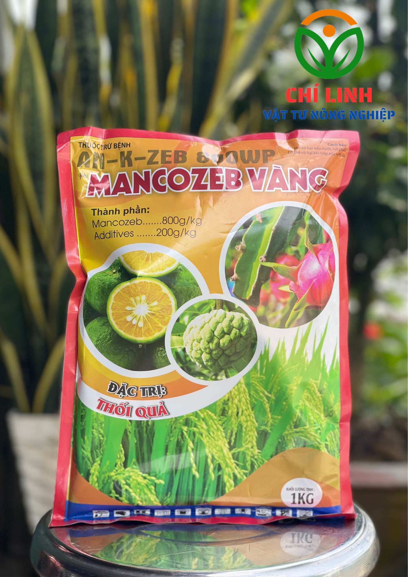 Trừ nấm bệnh, mancozed vàng 800wp 1kg