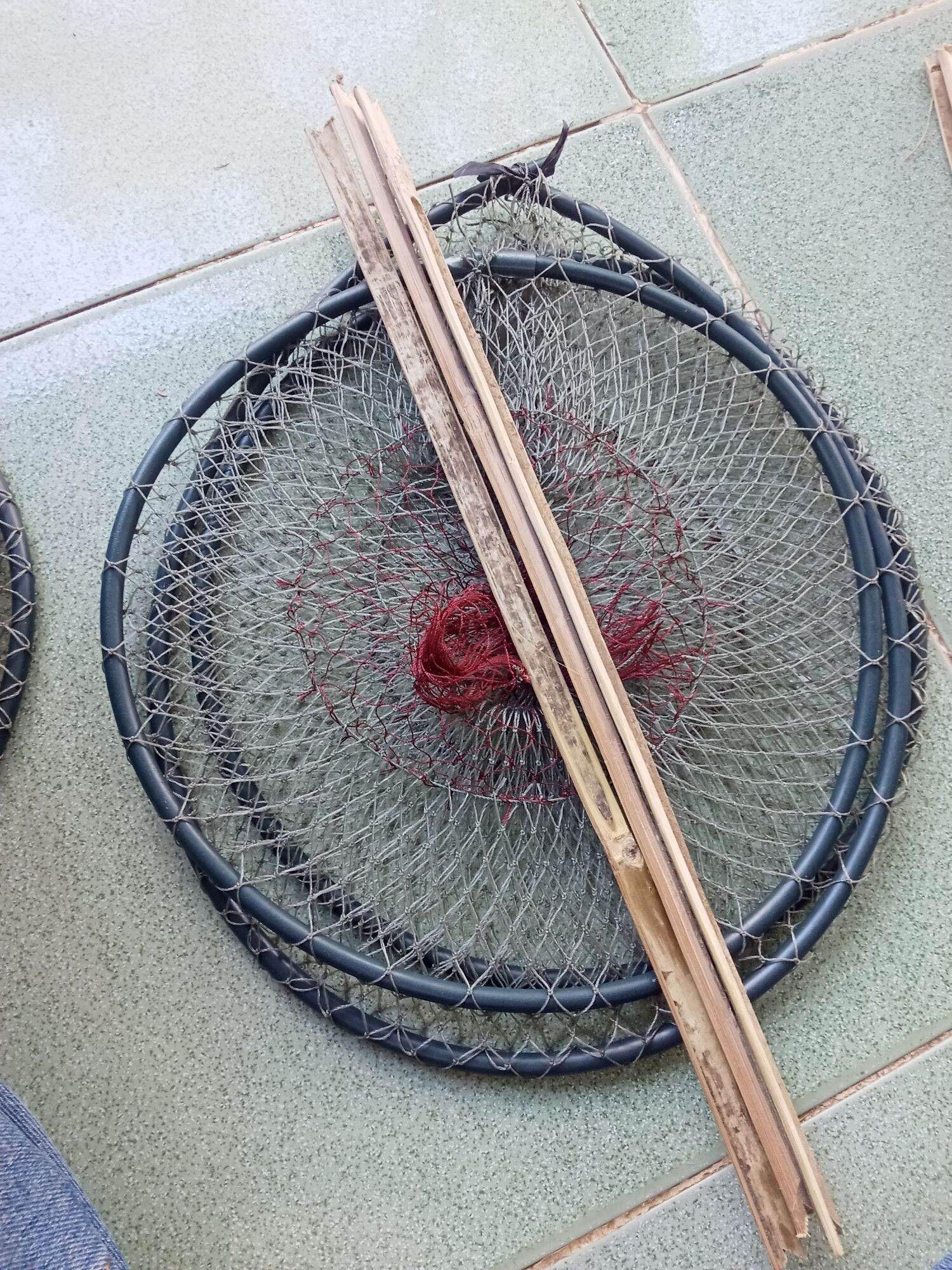 3 cái lờ cá lóc vành nhựa 30×50cm