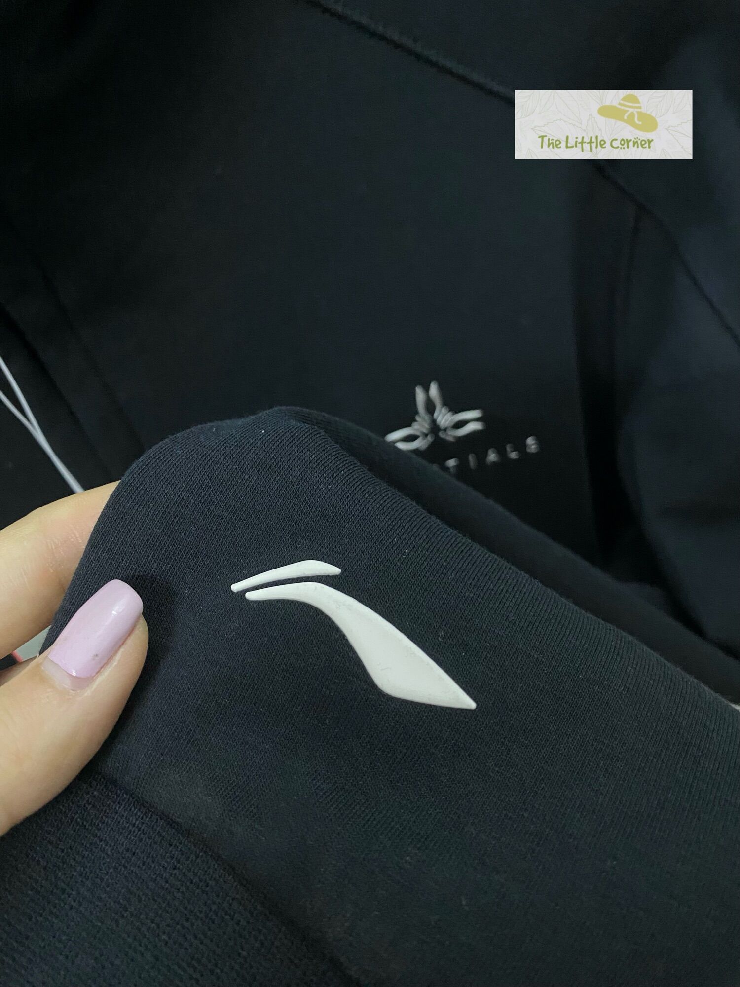 Bộ thể thao nỉ mịn nữ Lining
