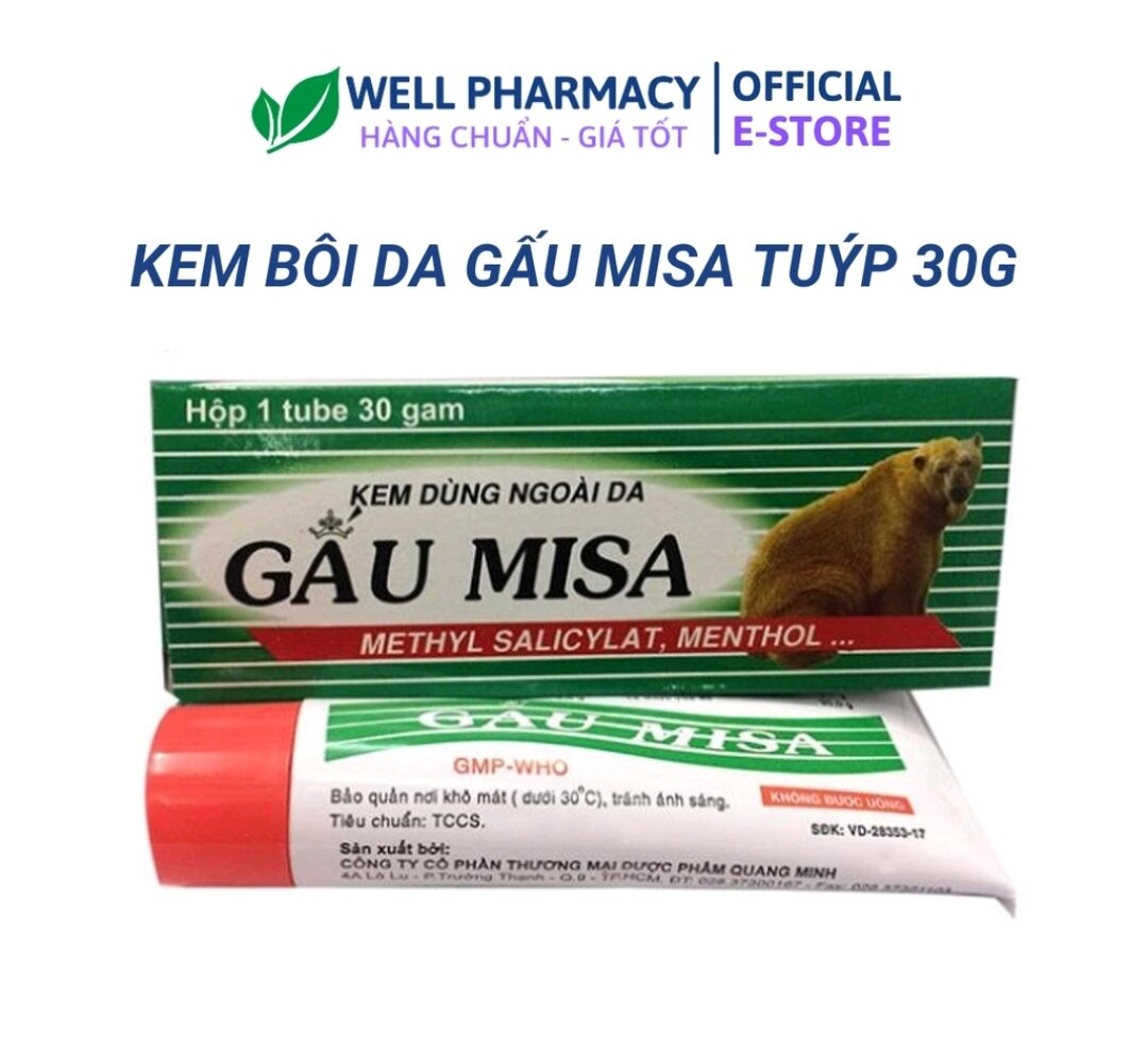 KEM BÔI DA GẤU MISA. H/1 tuýp  × 30g.