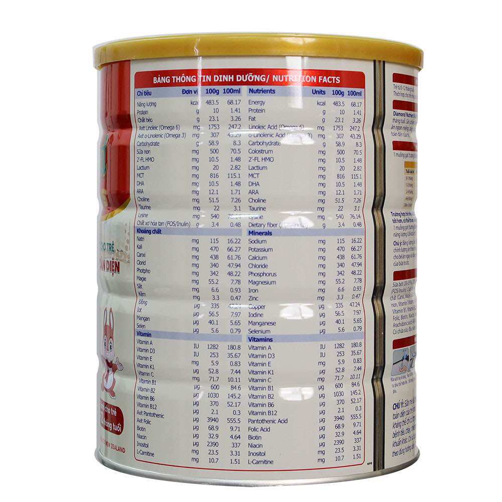 (DATE MỚI)Sữa bột Nutrient Kid số 0+, 1+. Lon 800g