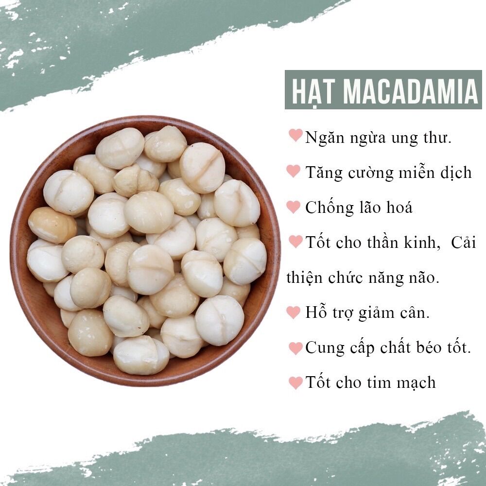 Nhân Hạt Macca Nguyên Sấy Mộc By Tuna