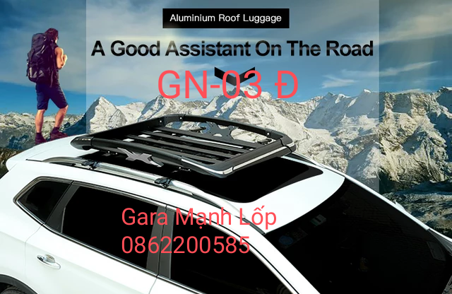 Giá nóc xe ô tô santafe Baga mui ô tô dùng chung tucson, CX5, Outlander, Pajero SP... phụ kiện ô tô, phụ tùng xe hơi
