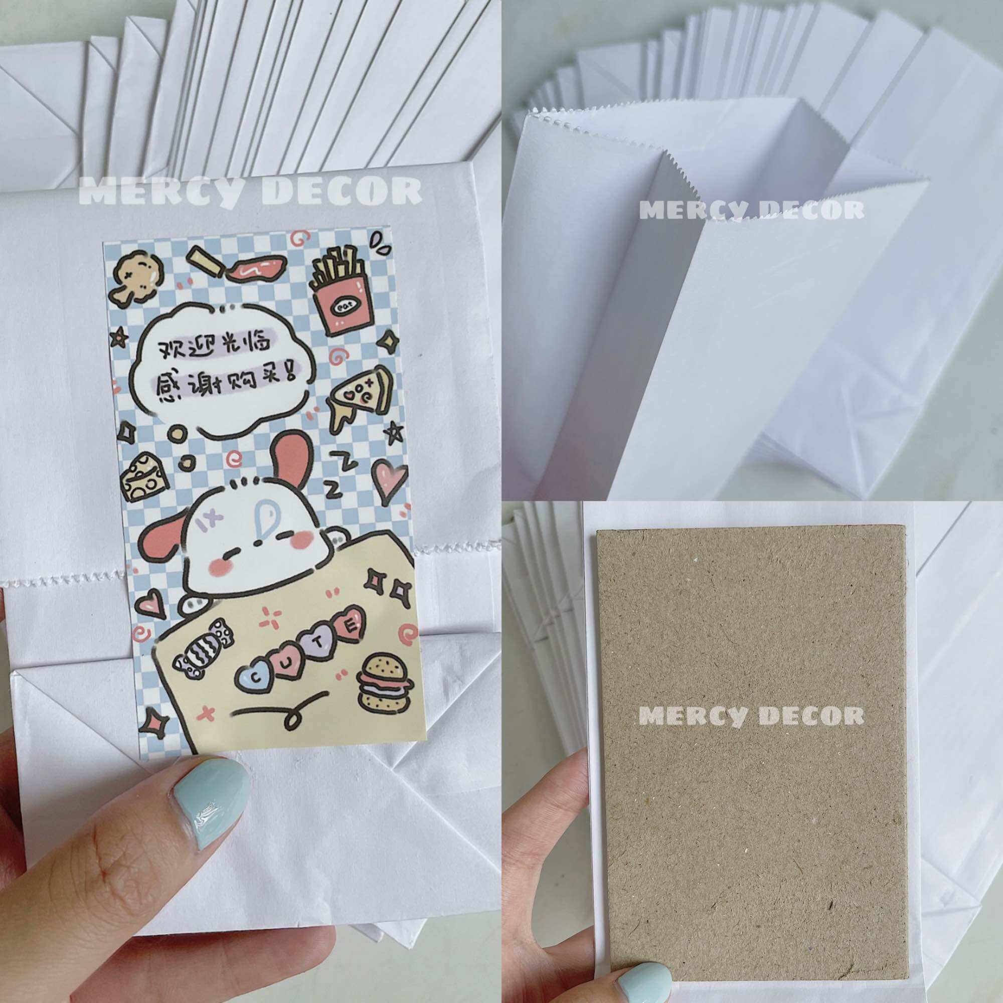 Túi giấy răng cưa gói hàng
