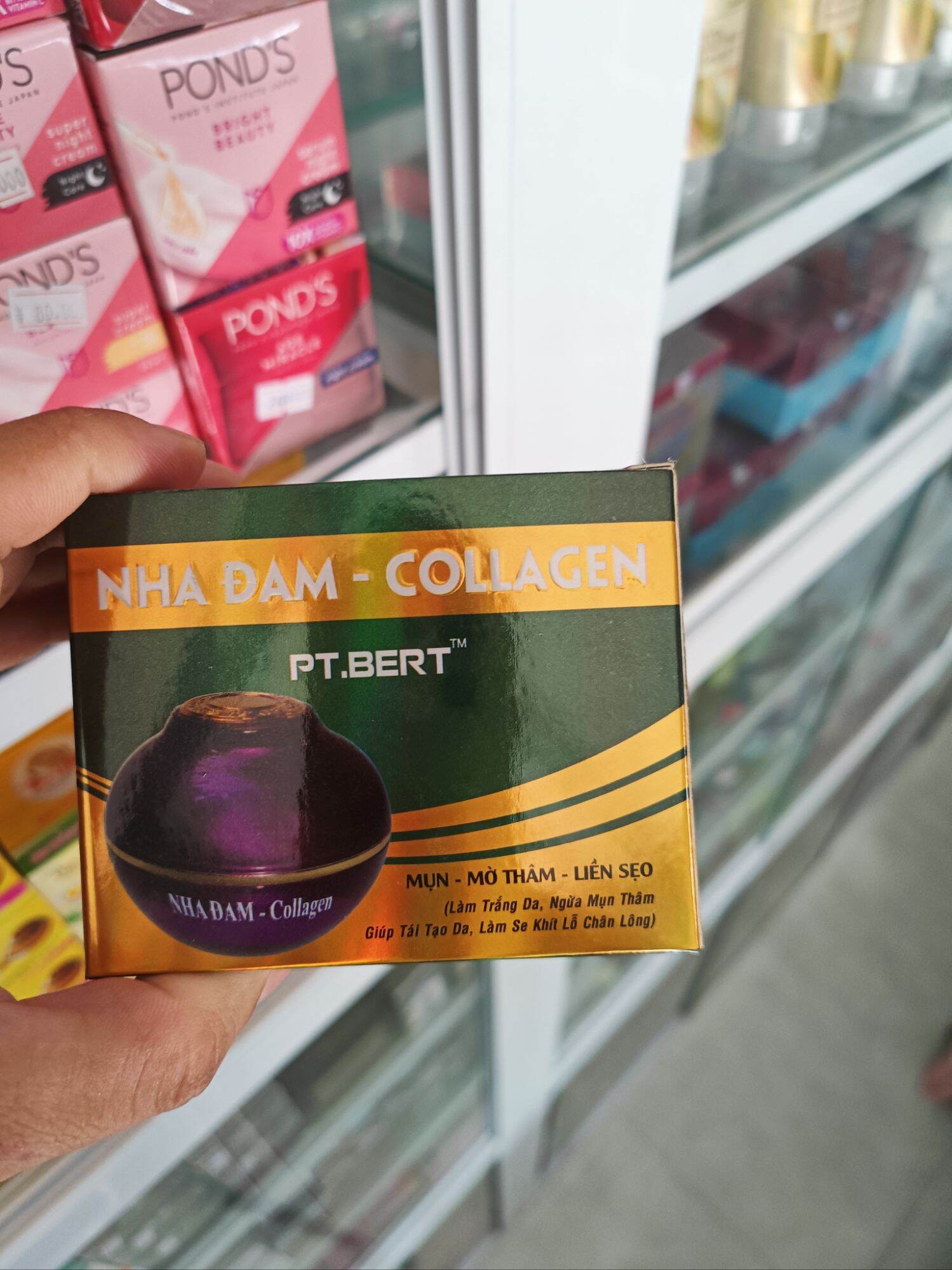 Kem nha đam Collagen mụn thâm mờ sẹo 30g