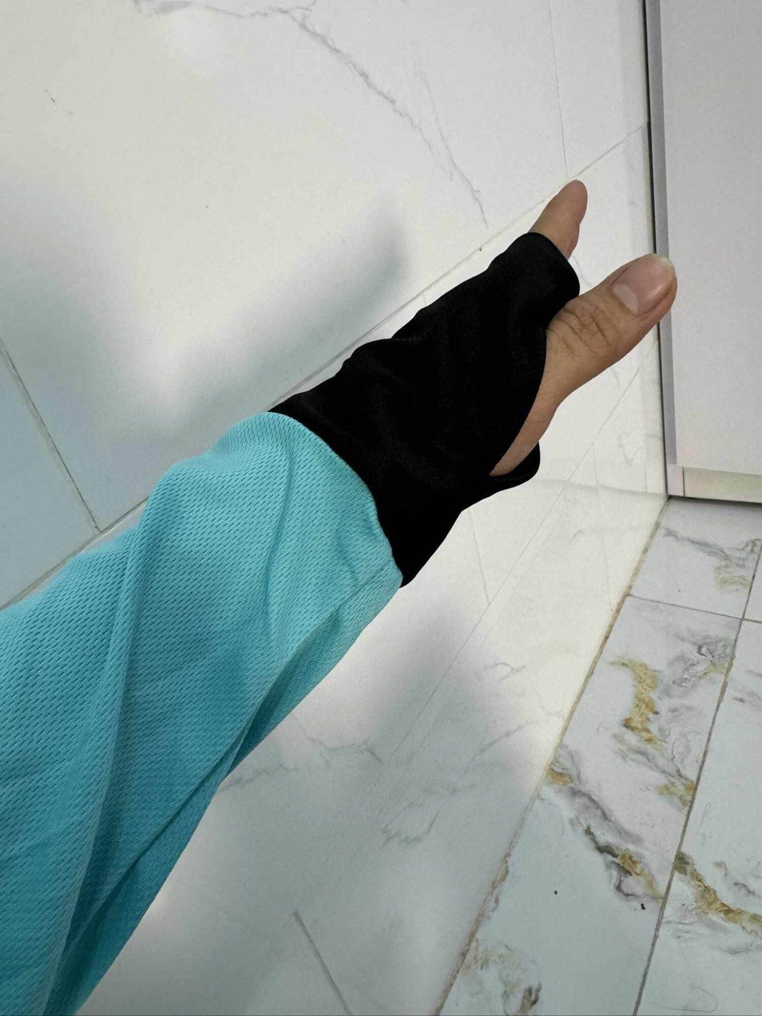 Áo khoác Xanh SM chất thun chống nắng ( size 50 _ 95 kg )