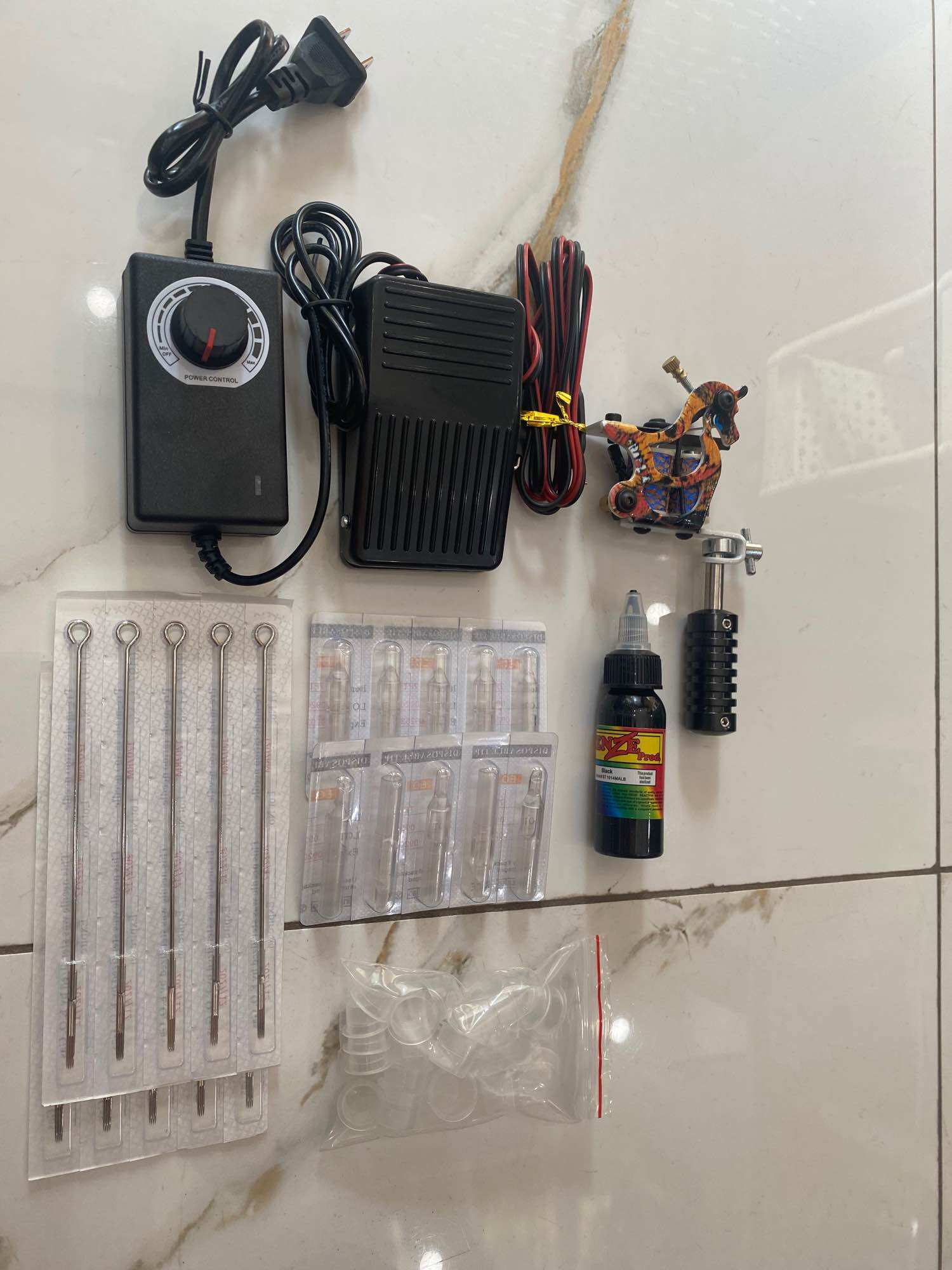 Bộ 1 máy xăm hình
