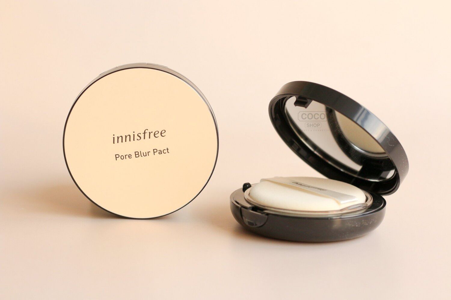 Phấn phủ kiềm dầu dạng nén innisfree pore blur pact 12.5g