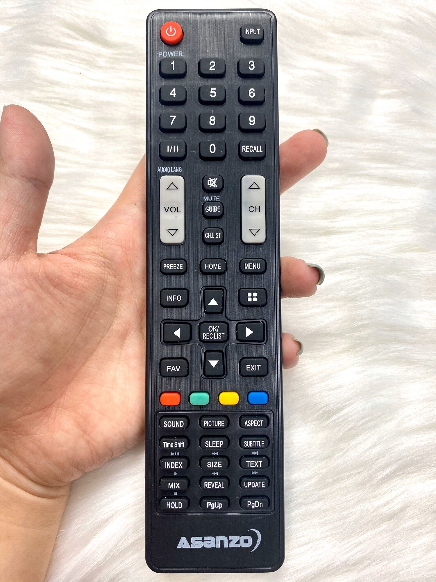 REMOTE ĐIỀU KHIỂN TIVI ASANZO SMART TRUNG