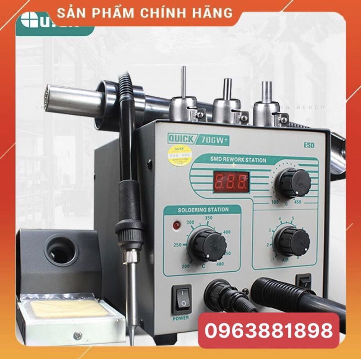 Máy khò liền hàn 2 trong 1 QUICK 706W+