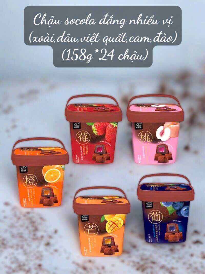 Socola Tươi Nhân Kẹo Dẻo Trái Cây Siêu Phẩm Của YUMI 158g
