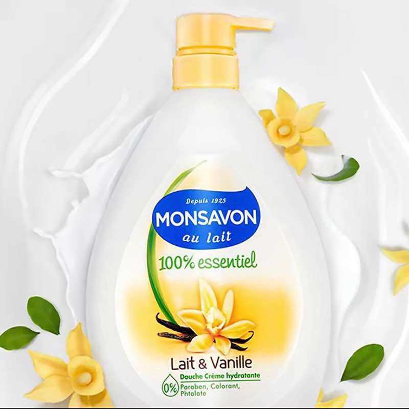 Sữa tắm mónavon chiết xuất sữa và hoa vani 1lít