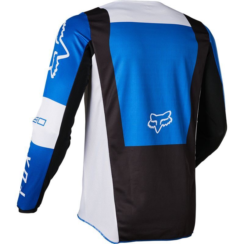 ÁO FOX 180 LUX WHITE/BLUE (Chính Hãng)