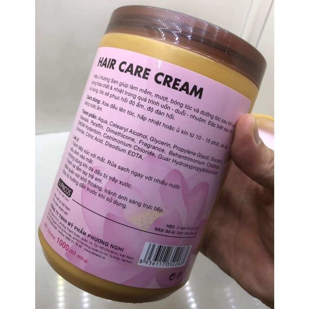 HẤP XẢ TÓC HƯƠNG SEN KARANZ 1000ML