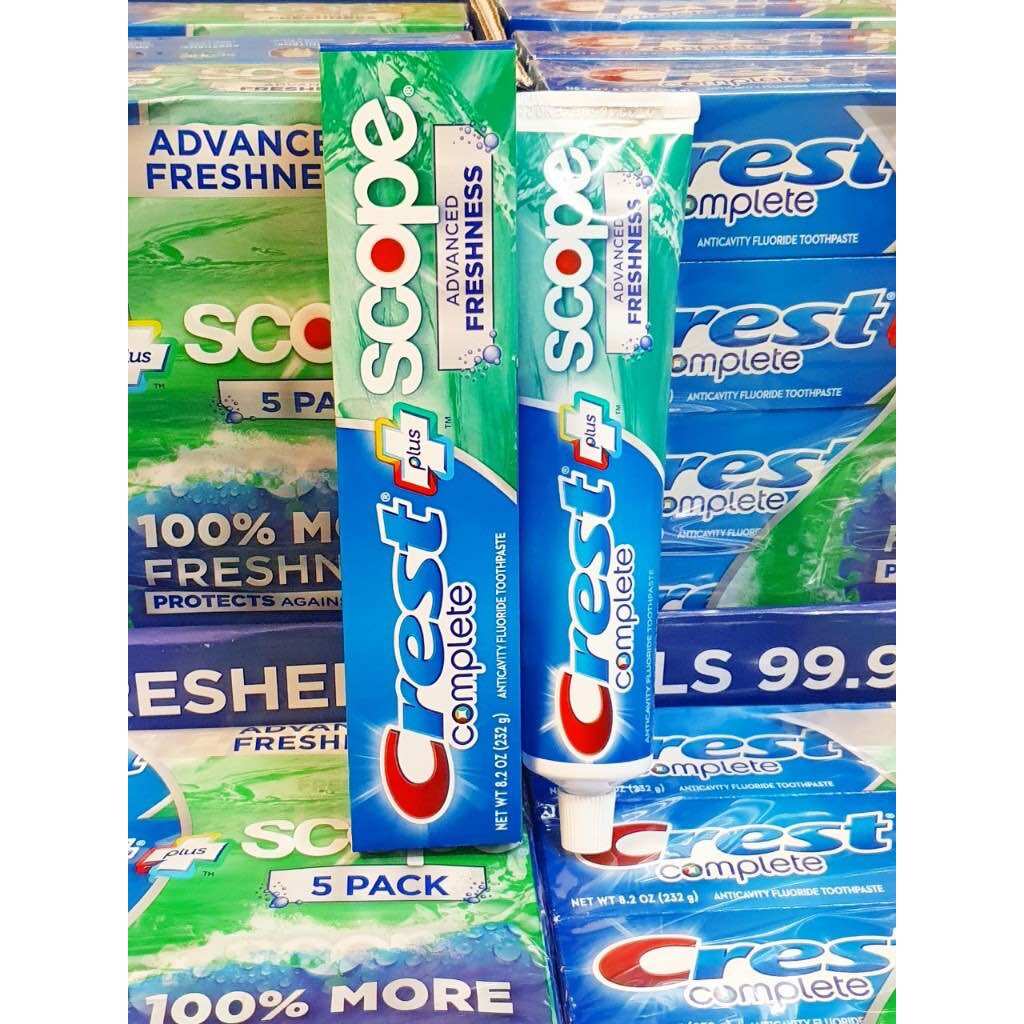 Kem đánh răng Crest Complete Scope Pro Advance Freshness 132g của Mỹ
