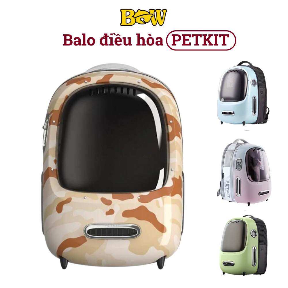 Balo Petkit Điều Hoà Thông Minh Cho Thú Cưng - Petkit Breezy Smart Pet Carrier Backpack