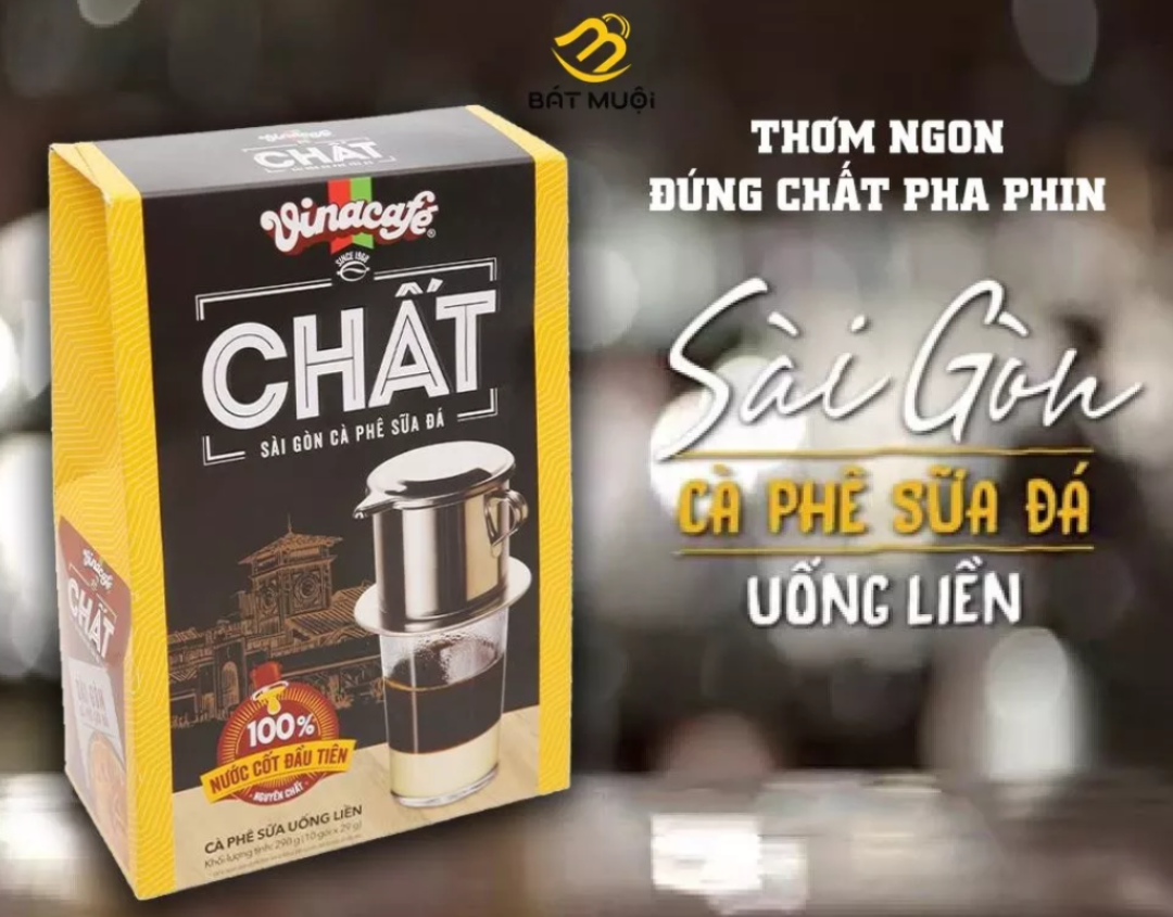 Combo 2 Hộp Vinacafe Cà Phê Chất Thơm Ngon Đậm Vị Sữa (2hộp x 10gói x 29gram) DATE MỚI