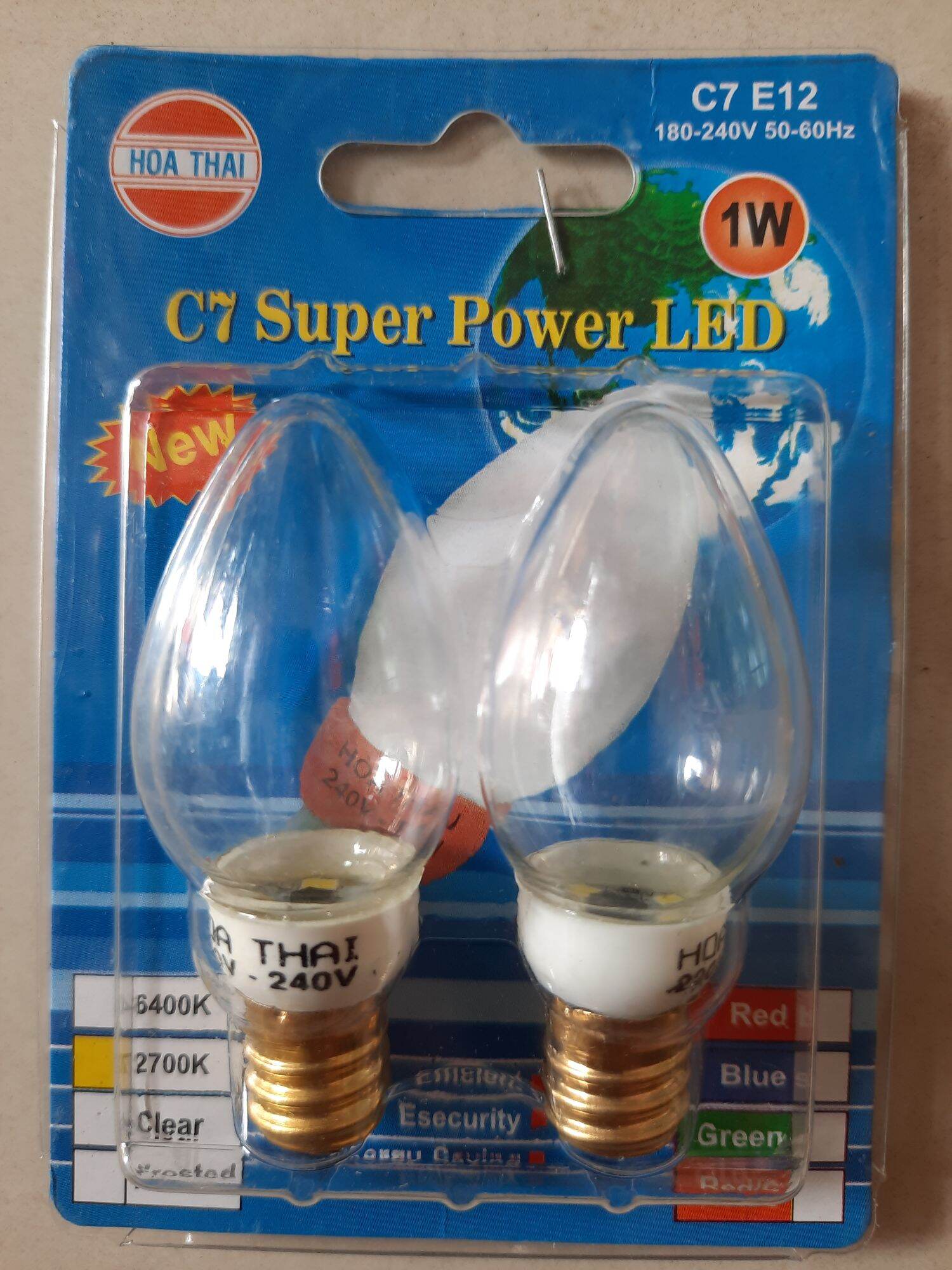 Vĩ 2 bóng led trái ớt Hòa Thái