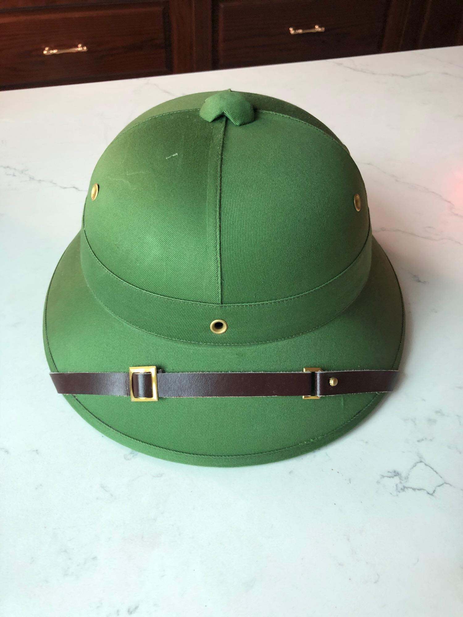 Mũ cối tàu cốt phíp màu xanh