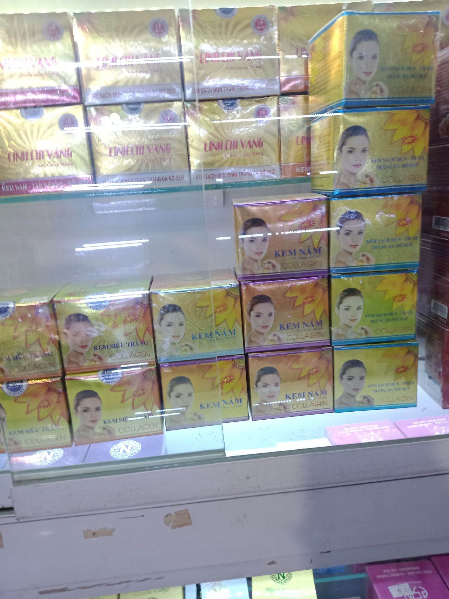 [HCM]Kem Linh Chi Vàng Mụn Thâm Trắng Da Mờ Sẹo 25g