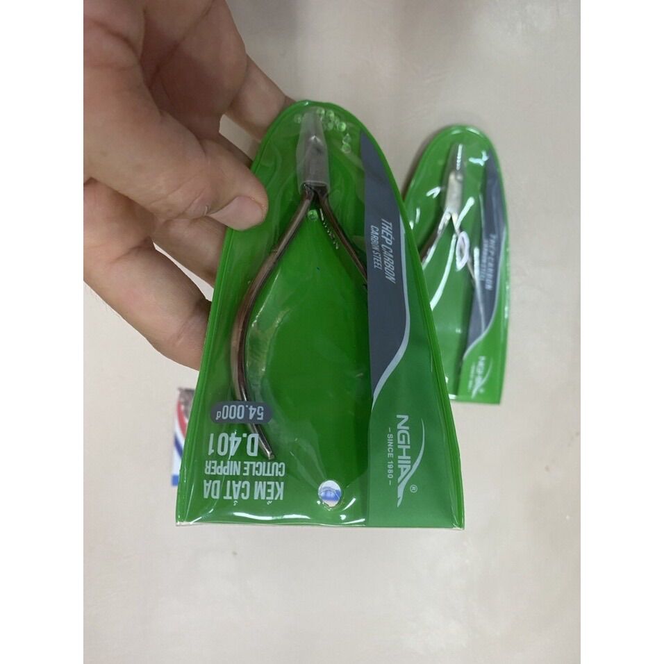 KÌM NGHĨA CẮT DA D401 : kìm cắt móng tay, kìm nhặt da chuyên dụng phù hợp cho cả salon và dùng cá nhân