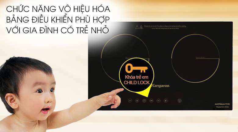 Bếp từ hồng ngoại lắp âm Kangaroo KG499N