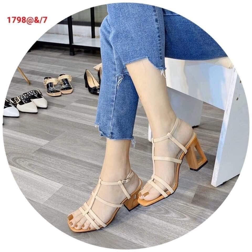 Dép quai hậu , dép dây , gót 5p