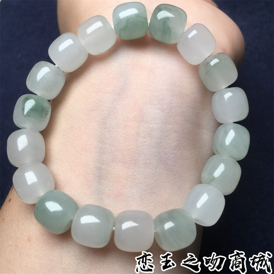 Vòng tay ngọc thạch hình cũ ngọc bích thiên sơn vòng tay kiểu nữ phong cách dân tộc cổ điển dễ phối đơn giản