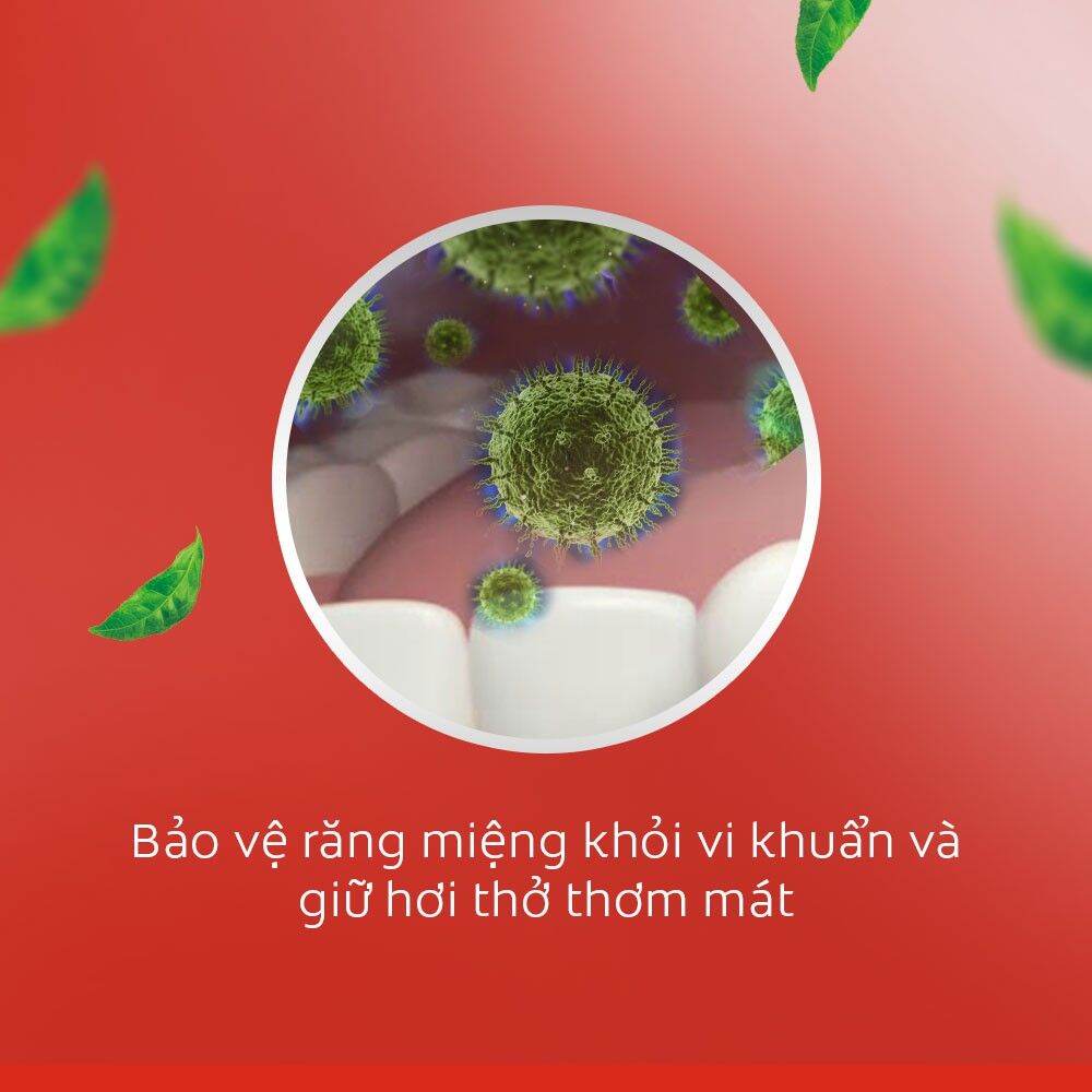 (Tặng kem đánh răng mini) Nước súc miệng Colgate trà xanh 500ml