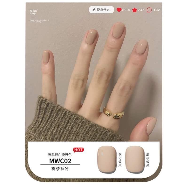 Sơn gel tone màu PASTEL siêu xinh MWC (Mua 10 tặng 1)