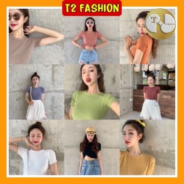 Áo len tăm cổ tròn cọc tay - Loại 1